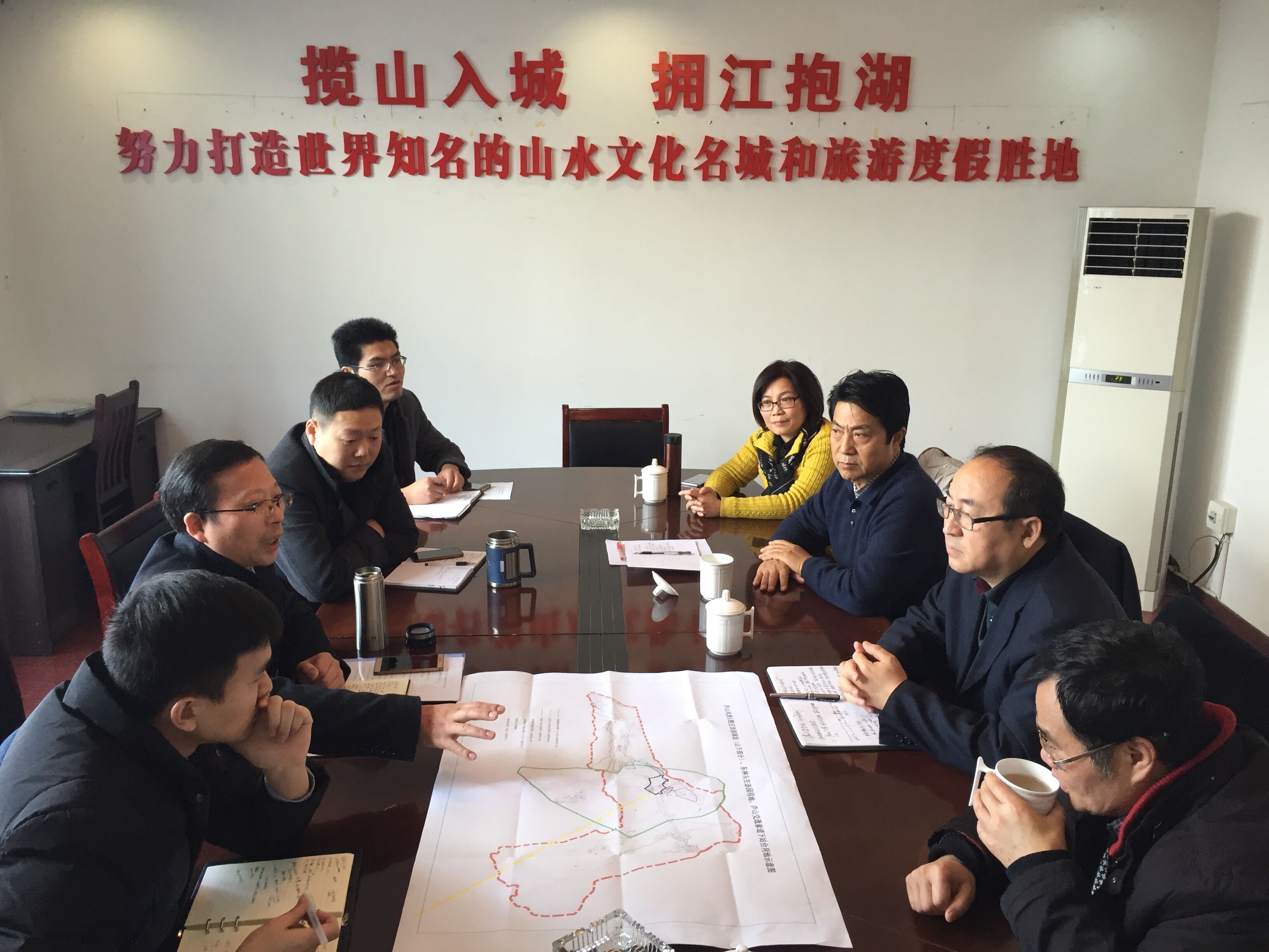 公司董事长、、总经理王叙宇会见北京博大环球创业投资有限公司董事长张国林