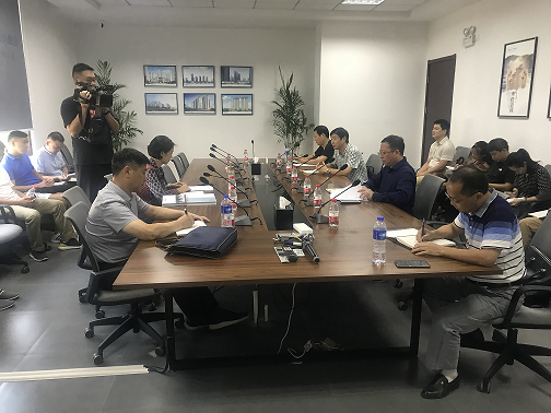 市委常委、、、统战部长廖奇志实地调度滨江路构筑立面整治项目