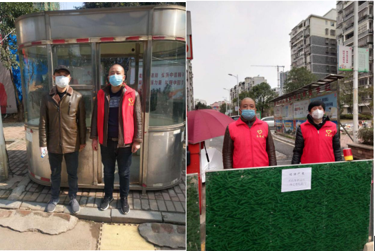 在职党员进社区 共防疫情践初心